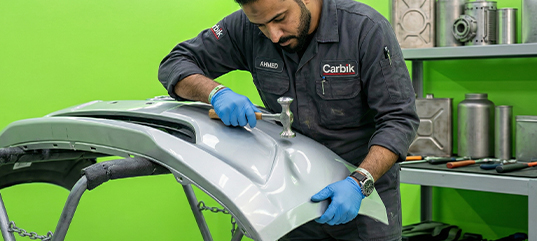 اصلاح صدمات السيارات