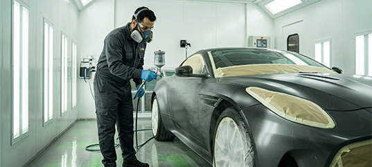 رش مطاطي للسيارات